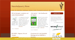 Desktop Screenshot of naturheilpraxis-rinne.com